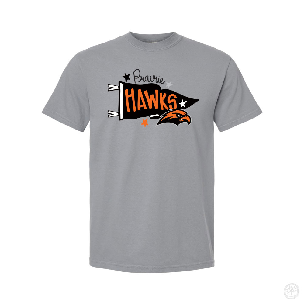 Prairie Hawks Comfort Colors Tee